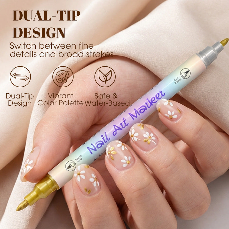 NailArt Glow™ | Nail-Art Stifte für feine Details – Salon-Nägel ganz ohne Salon