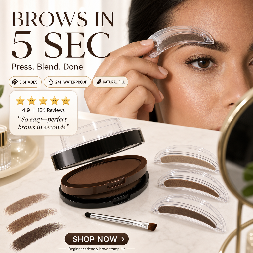 BrowStamp — Perfekte Augenbrauen in Sekunden | 1+1 GRATIS
