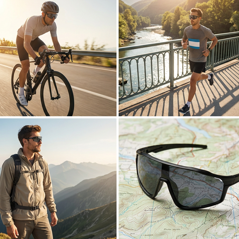 VisionFlex™ | Sportbrille – Photochrom, UV-Schutz & Panorama-Design