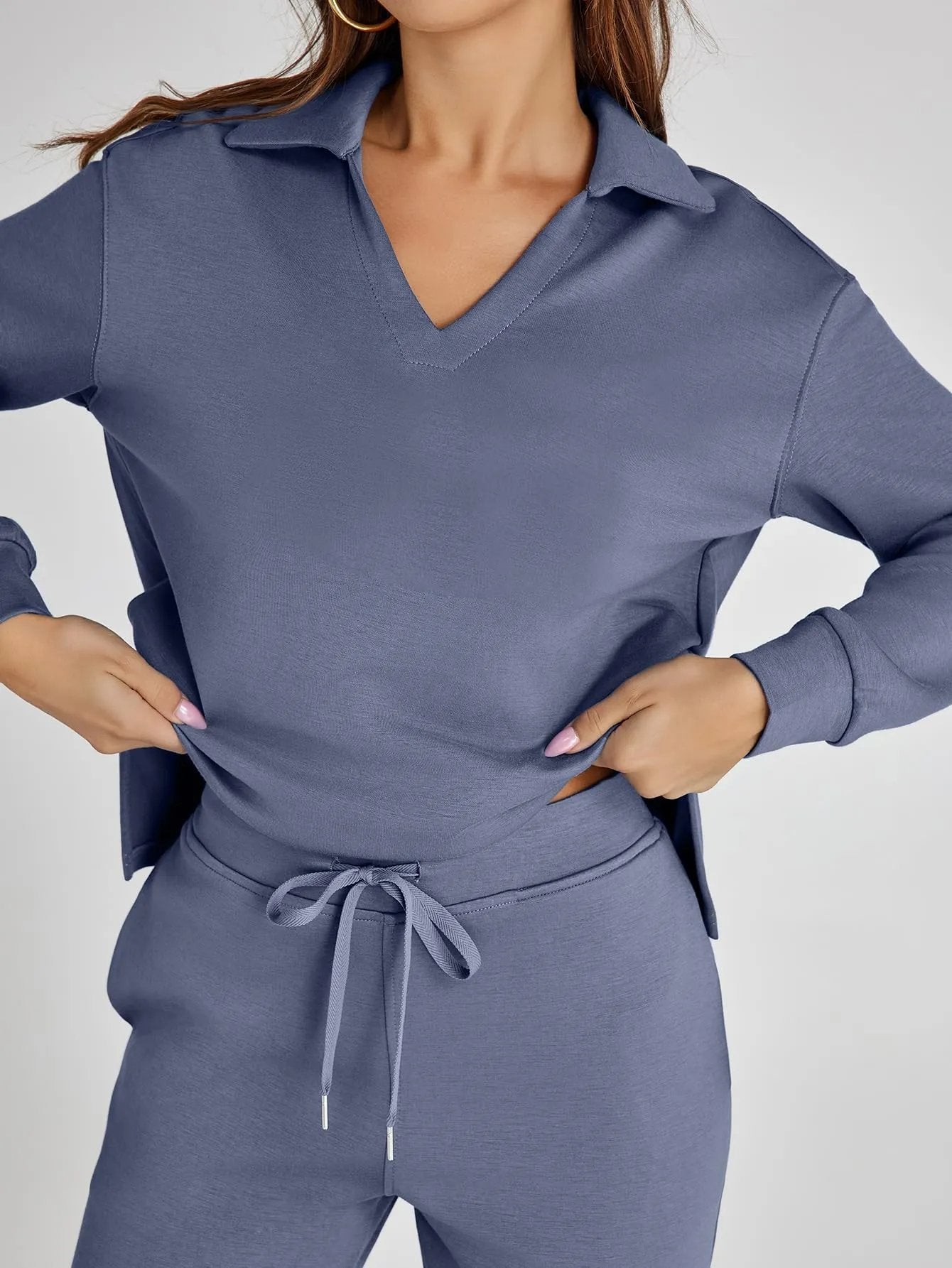 Sweatsuits™ | Damen 2-teilige Sets, lässige Outfits mit langärmligen Sweatsuits