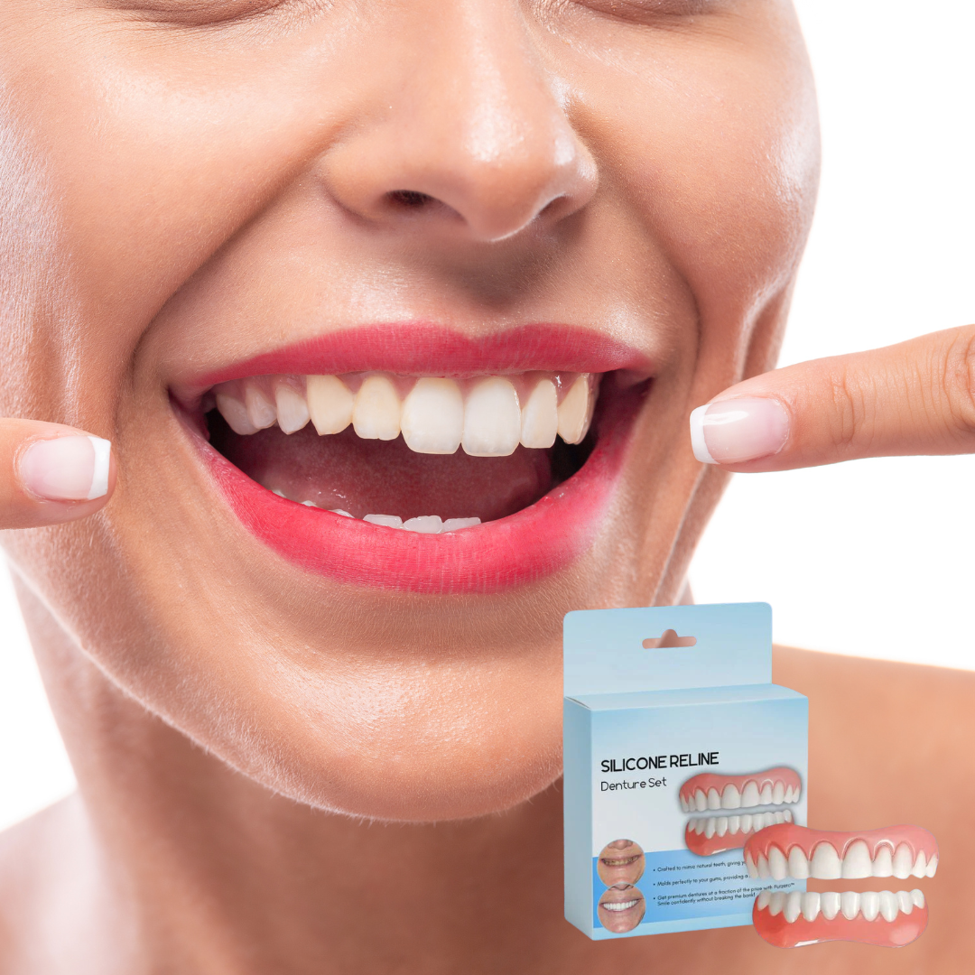 SmileFit™ - Kosmetischer Zahnersatz | Natürliches Aussehen | Einfache Passform & Komfort | Hochwertiges Silikon