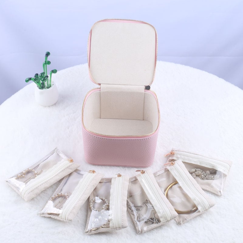 Schmuck-Organizer mit 12 Reißverschlusstaschen | JewelVault™