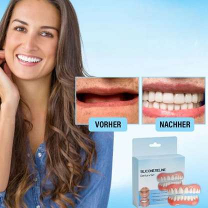 SmileFit™ - Kosmetischer Zahnersatz | Natürliches Aussehen | Einfache Passform & Komfort | Hochwertiges Silikon