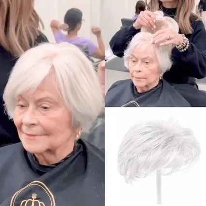 Haar Topper aus 100 Prozent Remy Echthaar mit Clip In System