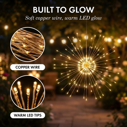 Luminflare™ | Erleuchten Sie Ihre Außenbereiche mit dem atemberaubenden Solar-Sternenexplosionsschein