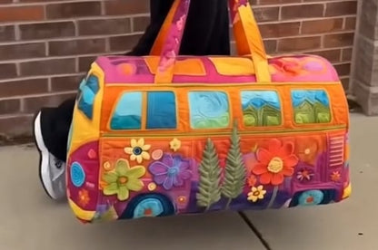 FloraVoyage Gesteppte Blumen Reisetasche C3