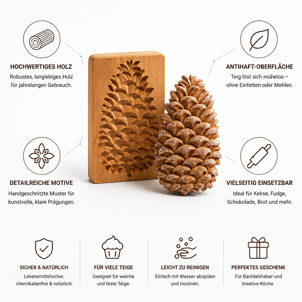 Holz-Keksform Vorteile