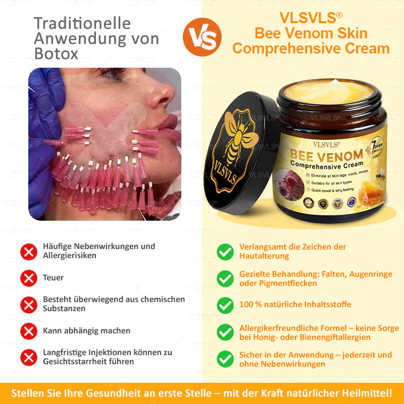 HealSkin™ – Straffende Anti-Aging-Creme mit Bienengift-Peptiden | Nur heute 50% RABATT
