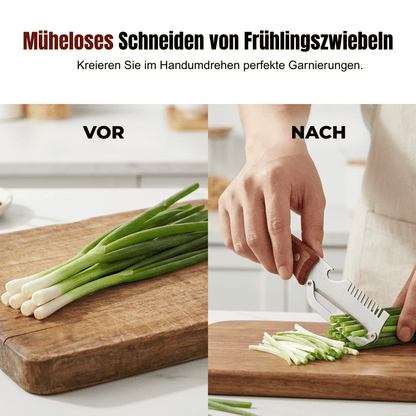 SleekSlice Frühlingszwiebeln schneiden