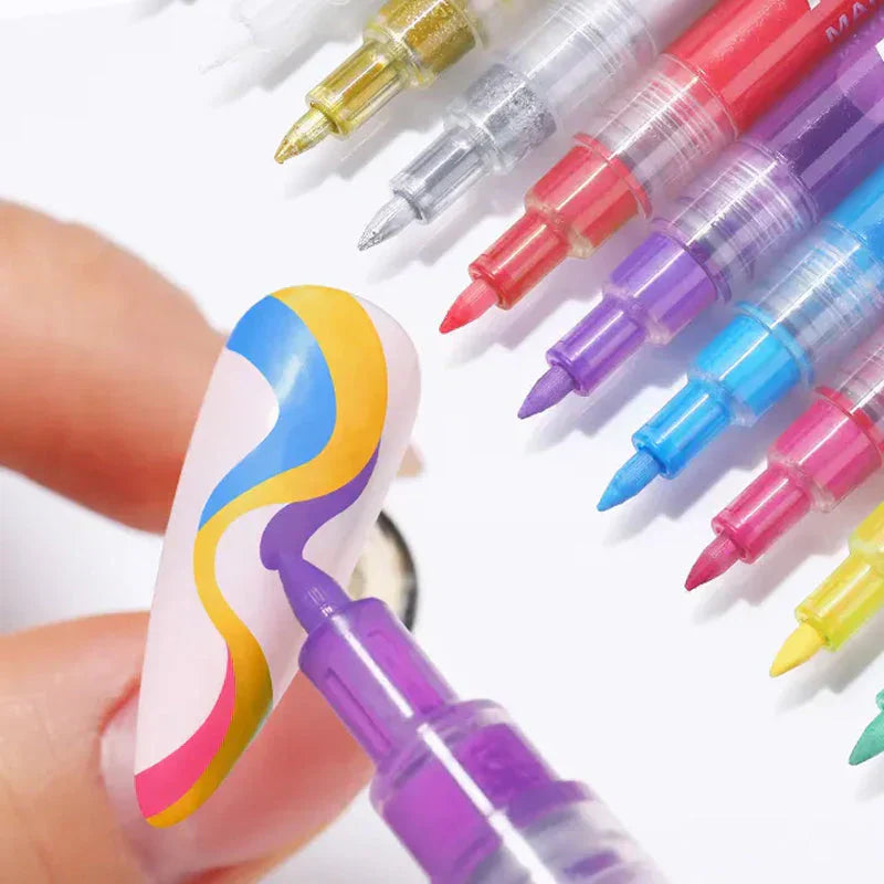 PolishPro™ | Profi-Nagelpflege – 12 Farben für kreative Nail Art