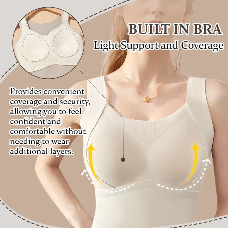 50% RABATT | Rozela's WarmLift™ – Gefütterte Winter-Weste mit formendem BH