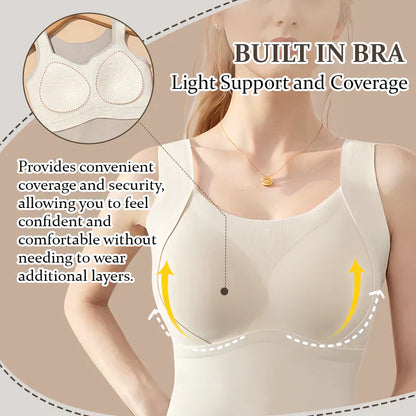 50% RABATT | Rozela's WarmLift™ – Gefütterte Winter-Weste mit formendem BH
