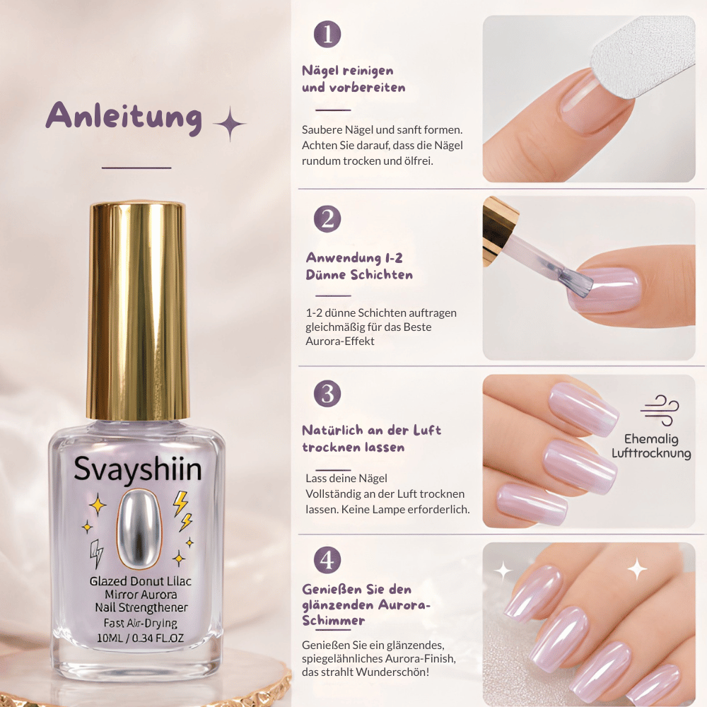 Nagelhärter mit Spiegel-Finish Flieder-Chrom | VelvetSheen