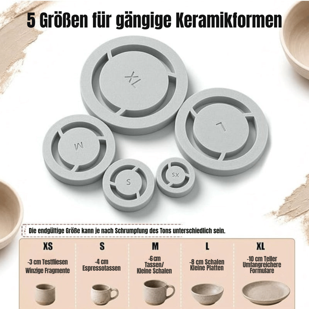 1+1 in Kaching - 1Präzisions-Zentrierwerkzeug 5er-Set für Keramik | CenterCraft