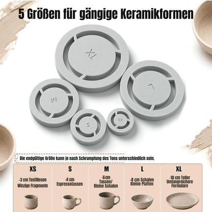1+1 in Kaching - 1Präzisions-Zentrierwerkzeug 5er-Set für Keramik | CenterCraft