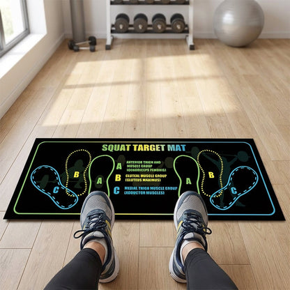 EarthPulse™ | Squat Matte – Perfekte Kniebeugen-Form & rutschfester Halt