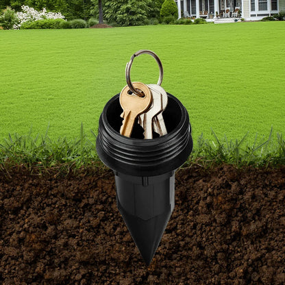Gardivault Garten-Schlüsseldepot | Realistisches Rasensprenger-Design | Unterirdischer Schlüsseltresor