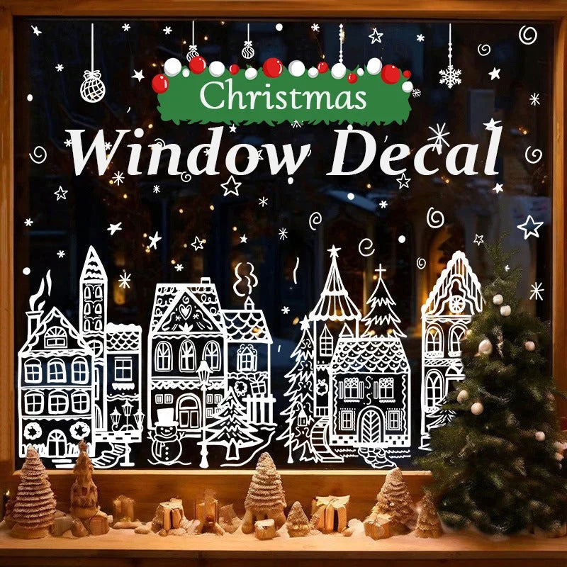 Weihnachts-Fensteraufkleber mit festlichen Motiven, Bild 2