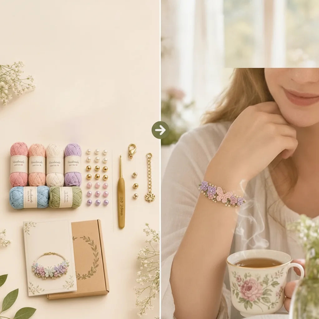 NatureStitch – Wunderschöne handgemachte Armbänder einfach selbst häkeln