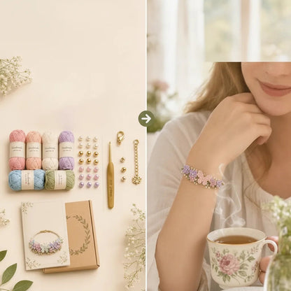 NatureStitch – Wunderschöne handgemachte Armbänder einfach selbst häkeln