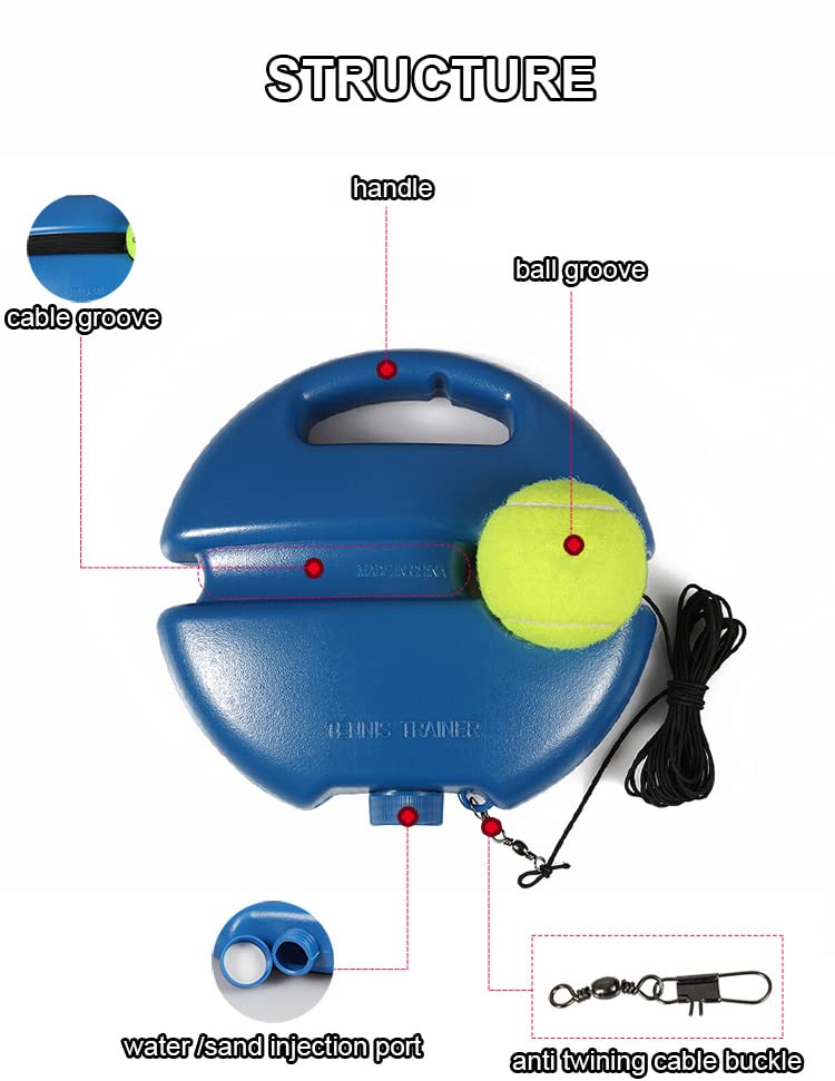 SoloRally™ | Tennis-Trainer für effektives Training ohne Partner