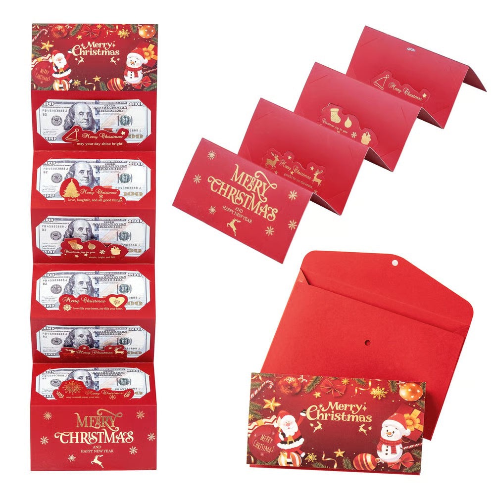 Geldgeschenk-Umschlag mit Weihnachtsmann