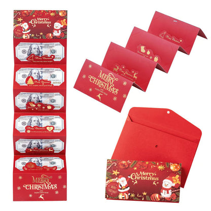 Geldgeschenk-Umschlag mit Weihnachtsmann