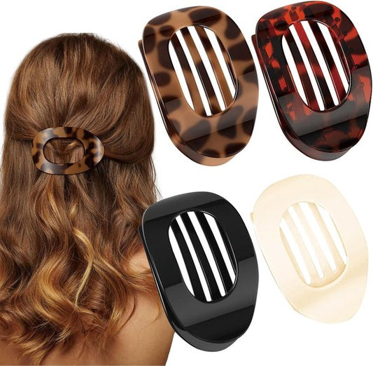 Velina™ – Set aus 4 flachen Komfort-Haarclips