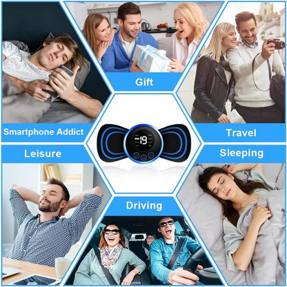 MuscleEase™ – Mini-Nekmassagegerät, tragbar, effektiv, entspannend und komfortabel | 2 + 2 Gratis