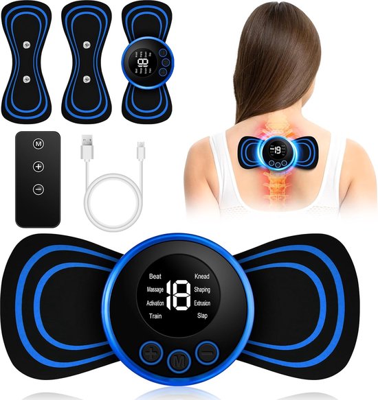 MuscleEase™ – Mini-Nekmassagegerät, tragbar, effektiv, entspannend und komfortabel | 2 + 2 Gratis