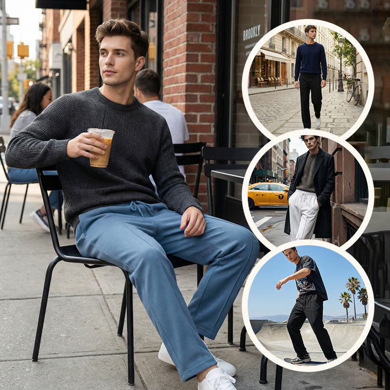 Stretch-Jogginghose Herren mit Kordelzug bequem