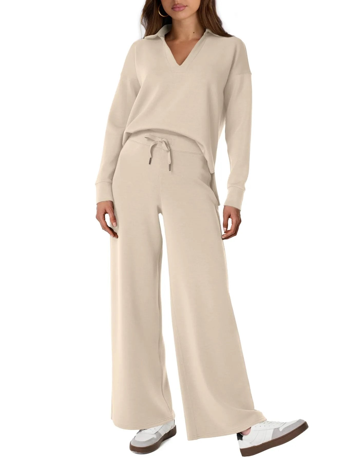 Sweatsuits™ | Damen 2-teilige Sets, lässige Outfits mit langärmligen Sweatsuits