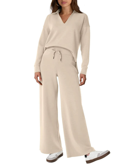 Sweatsuits™ | Damen 2-teilige Sets, lässige Outfits mit langärmligen Sweatsuits