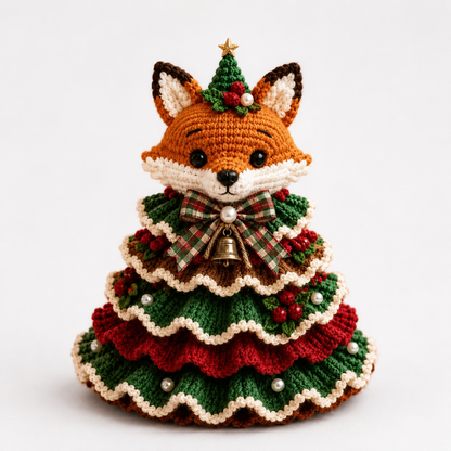 DIY Häkelset Hochlandrind Weihnachtsanhänger