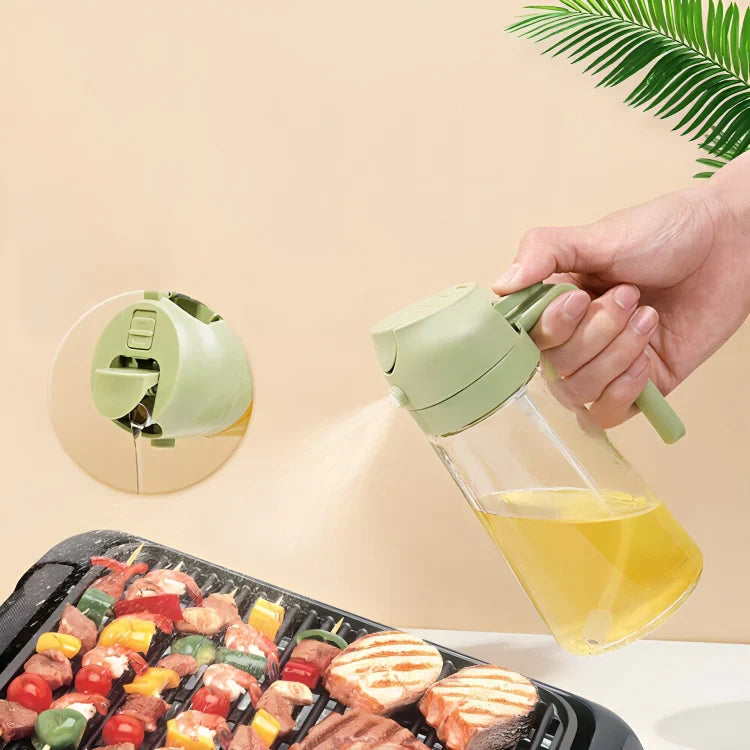 SmartSpray™ Öl-Sprühflasche – Perfekt für Airfryer, Salat & gesundes Kochen