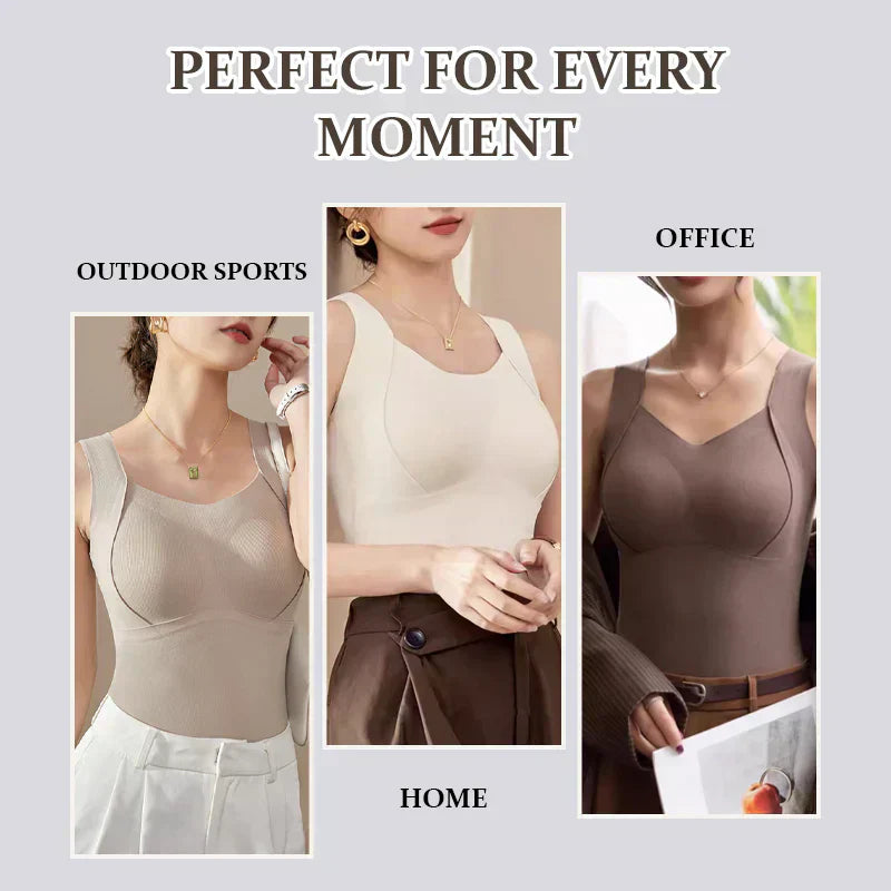 50% RABATT | Rozela's WarmLift™ – Gefütterte Winter-Weste mit formendem BH