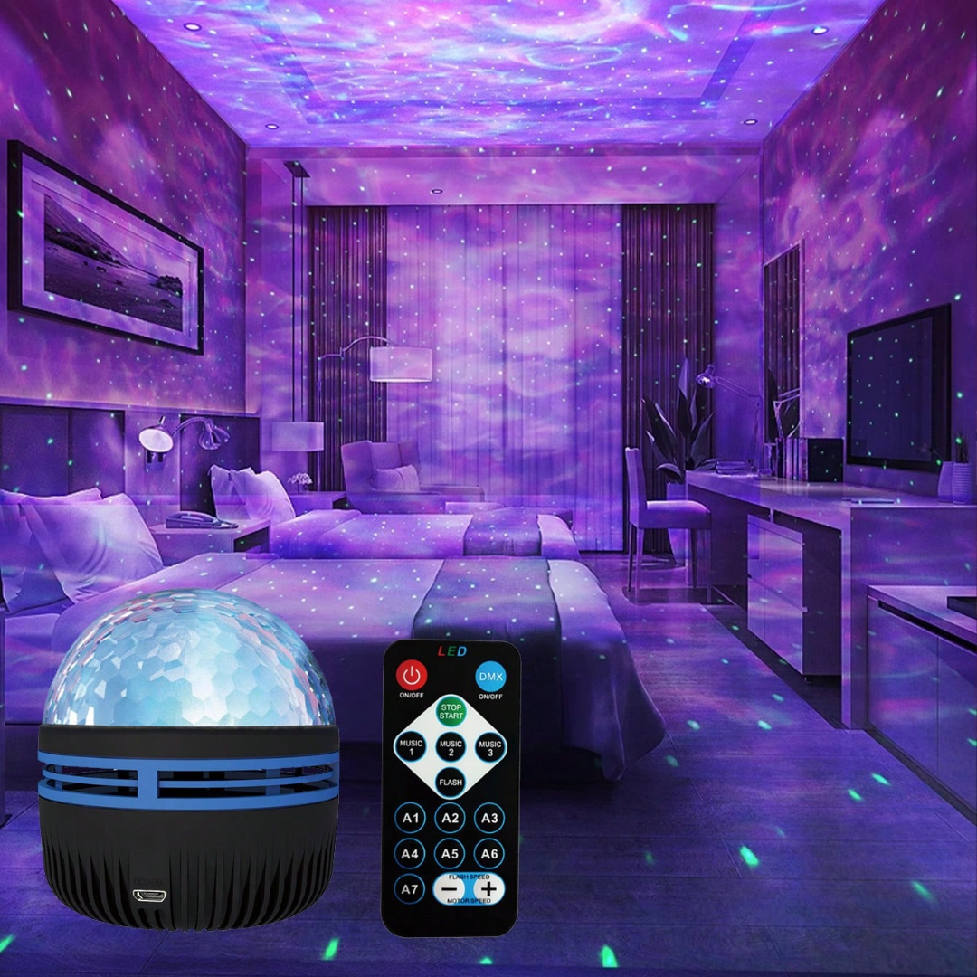 50% Rabatt | WaveLuxe™ – Wasser- & Aurora-Projektor für entspannende, stimmungsvolle Atmosphäre