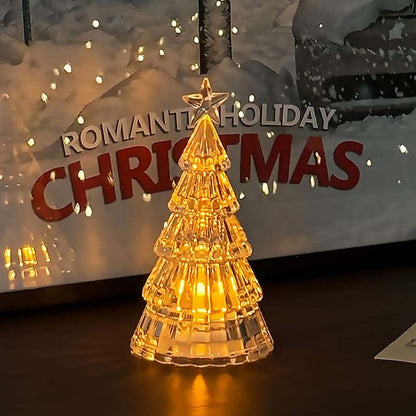 Weihnachtsbaum Nachtlicht als Tischdeko