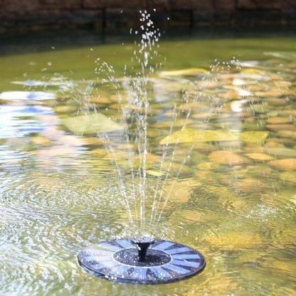 SunSpring™ | Solarbetriebener Schwimmender Gartenbrunnen