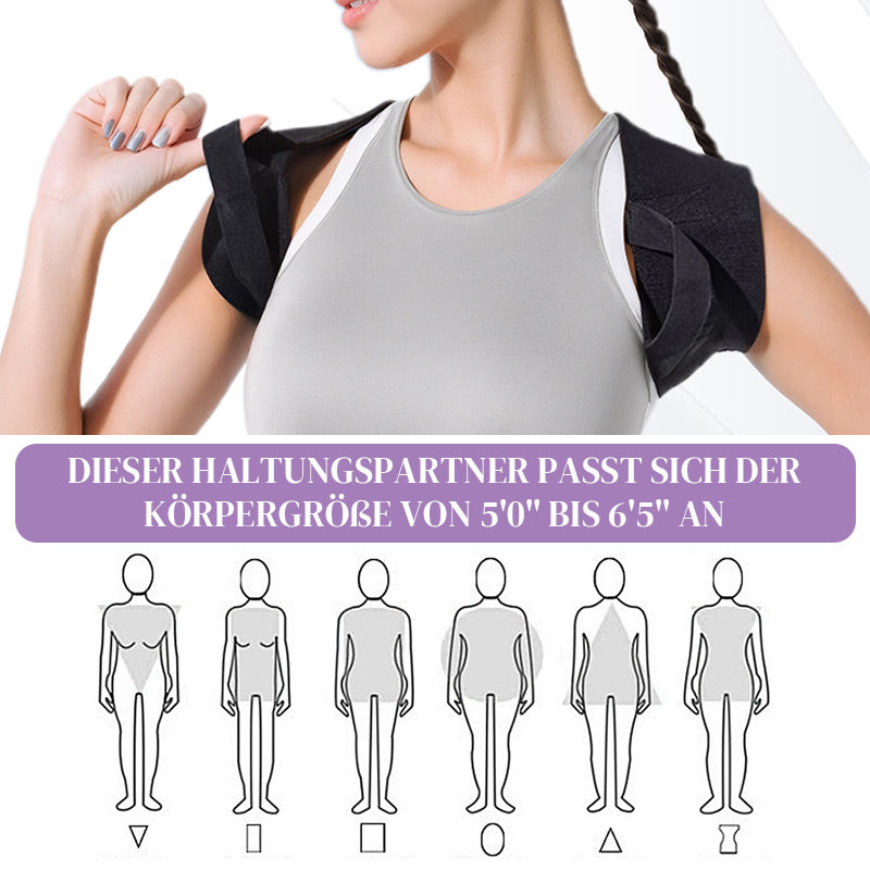 50% RABATT | Universeller Haltungskorrekturgürtel für Rücken & Schultern – Schmerzfrei und aufrecht in Minuten!