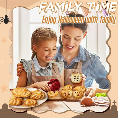 Halloween Mini-Pie-Former (Kürbis, Apfel, Eichel) | PieWhimsy