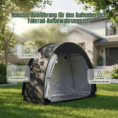 BikeShield — Wetterfester Fahrrad-Unterstand | 50% RABATT