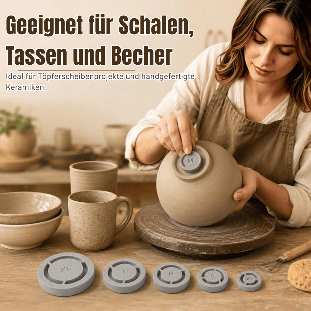 1+1 in Kaching - 1Präzisions-Zentrierwerkzeug 5er-Set für Keramik | CenterCraft
