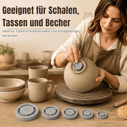 1+1 in Kaching - 1Präzisions-Zentrierwerkzeug 5er-Set für Keramik | CenterCraft
