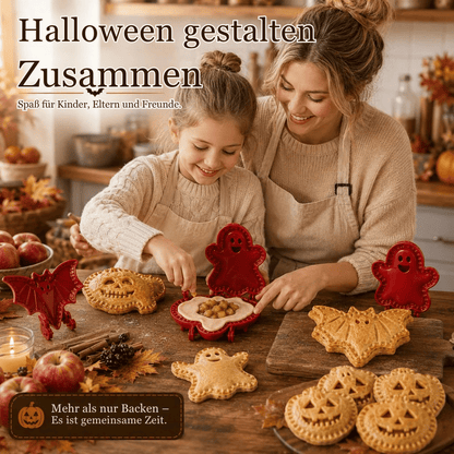 Halloween Pie Formen Set mit 8 Motiven für Mini Pies und Teigtaschen