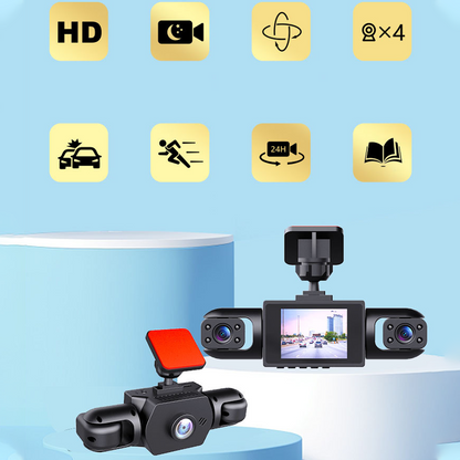 VeilVision™ | 360° Dashcam – 1080P HD, Nachtsicht & Unfallerkennung