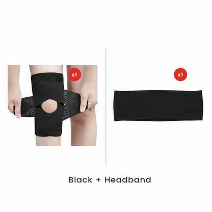 FlexKnee™ | Schmerzfrei bewegen mit verstellbarer Unterstützung und atmungsaktivem Komfort