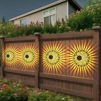 1+1 GRATIS | NachtBlüte™ | Solar Wandleuchten – Warmes Schattenlicht ohne Strom