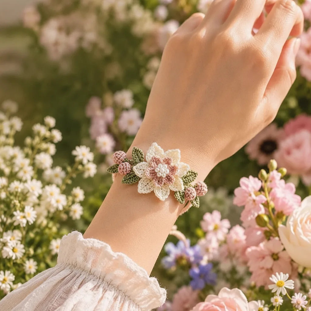 NatureStitch – Wunderschöne handgemachte Armbänder einfach selbst häkeln