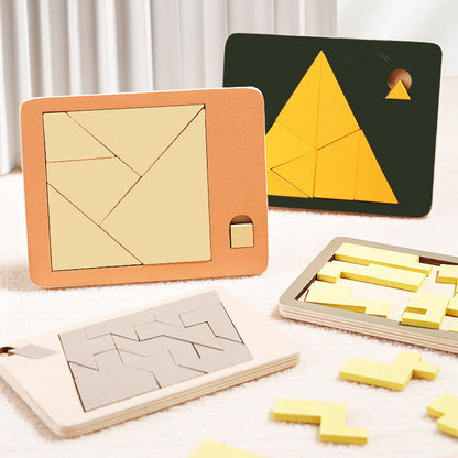 MindFlex™ – Gehirnpuzzle Holz-Tangram | 50 % RABATT